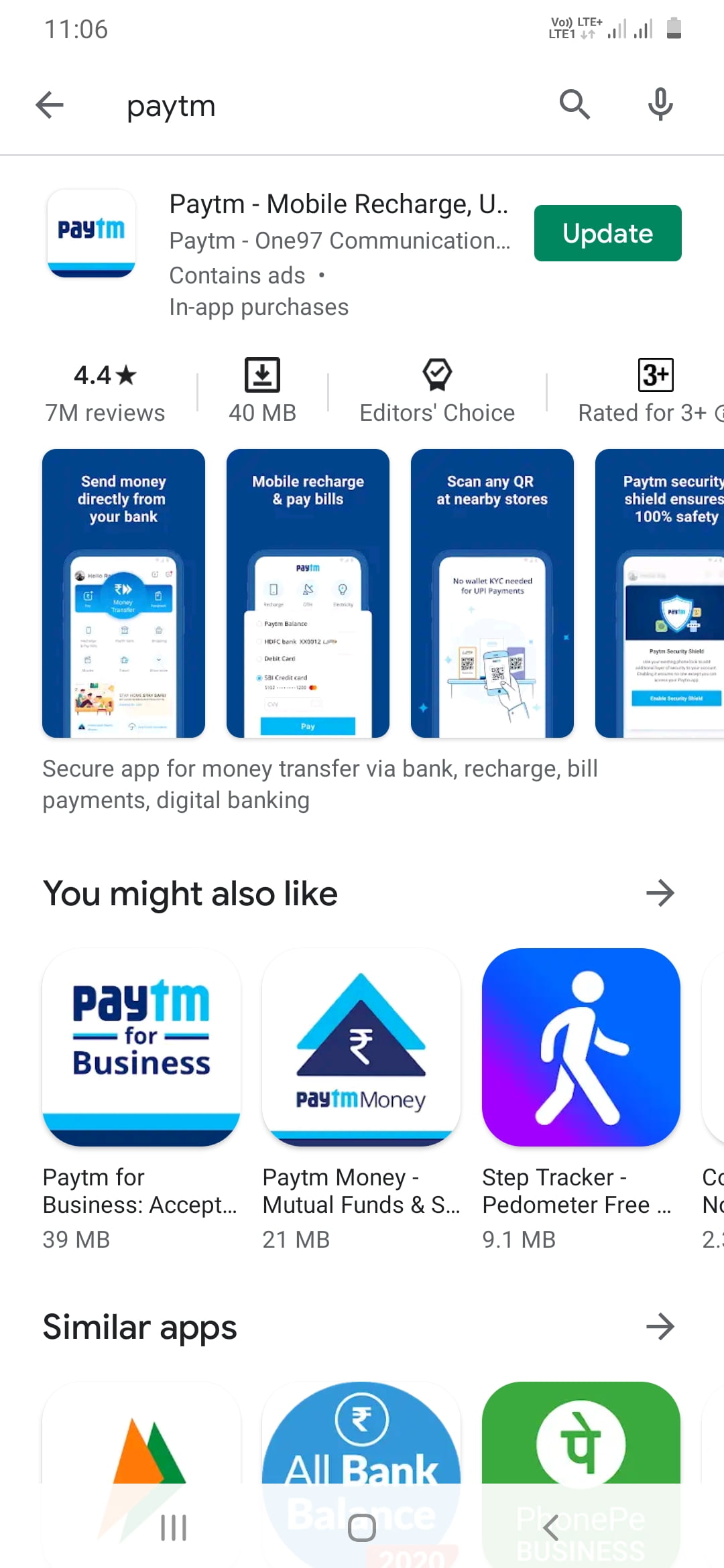 paytm vs google play store